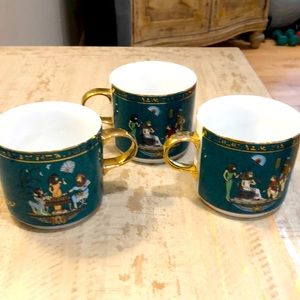 Set of 3 Egyptian Mugs